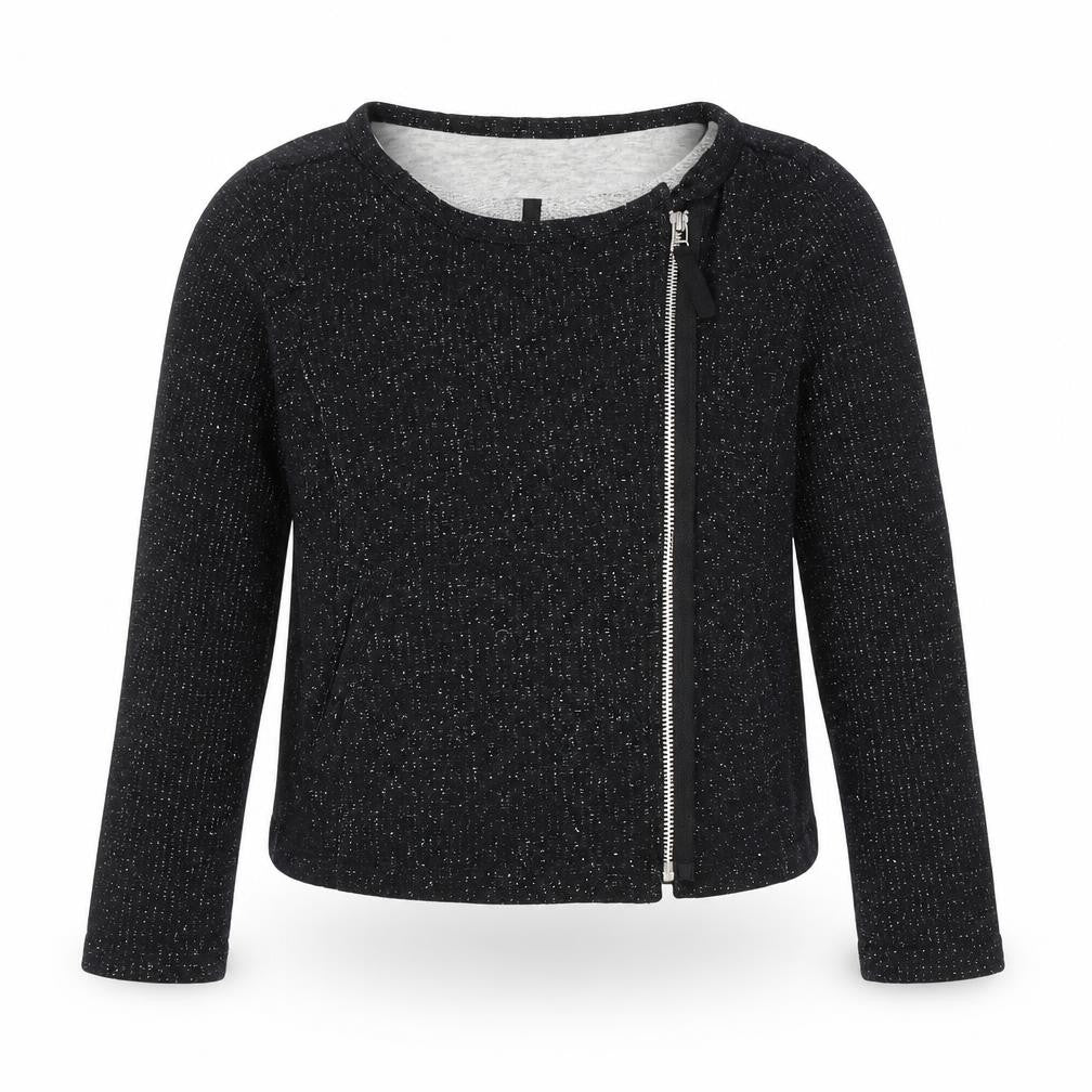 NEXT Girls Black Round Neck Cotton Pullover Jumper Size 11-12 Years