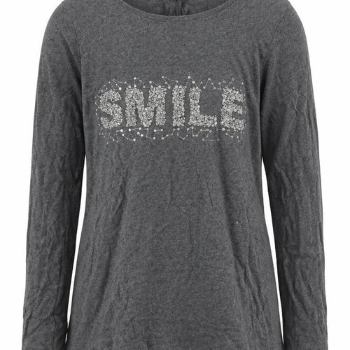 TU Girls Grey Cotton Basic T-Shirt Size 10 Years Round Neck - smile