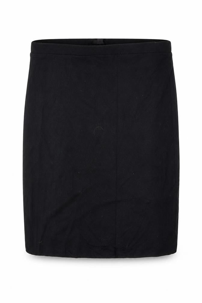Topshop Womens Black Viscose Straight & Pencil Skirt Size 10