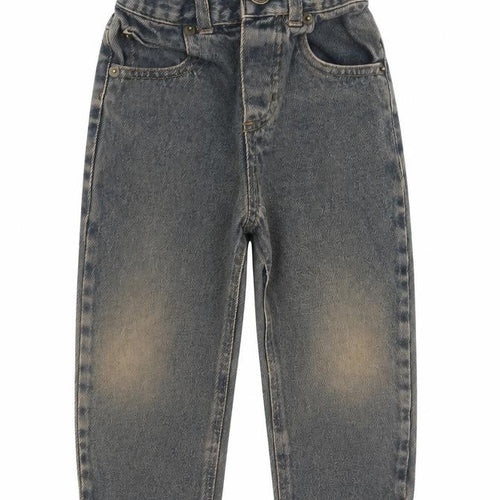 Denim & Co. Boys Blue Cotton Straight Jeans Size 2-3 Years Regular