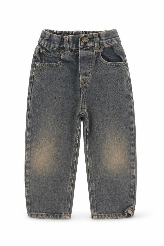 Denim & Co. Boys Blue Cotton Straight Jeans Size 2-3 Years Regular