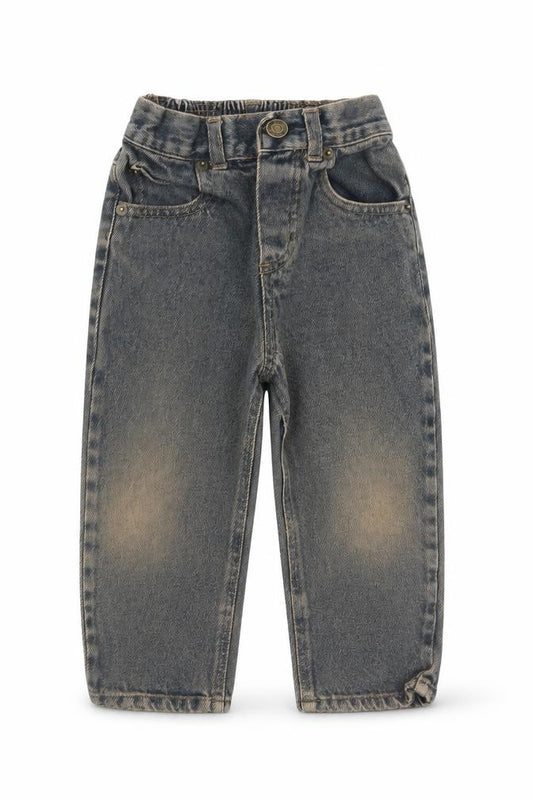 Denim & Co. Boys Blue Cotton Straight Jeans Size 2-3 Years Regular