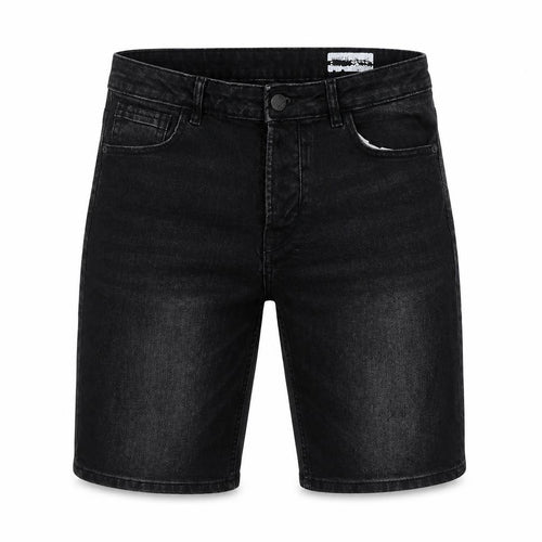 Denim & Co Mens Black Cotton Cropped Jeans Size 32 in Regular Zip