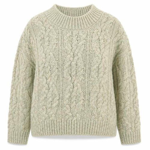 Aphorism Womens Beige Round Neck Acrylic Pullover Jumper Size 10
