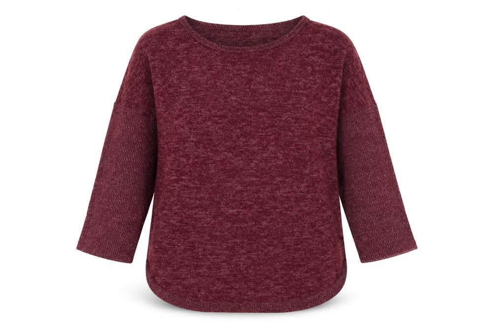 Absolutely Famous Womens Purple Boat Neck Polyester Pullover Jumper Size XL