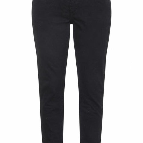 NEXT Womens Black Cotton Skinny Jeans Size 10 L28 in Regular