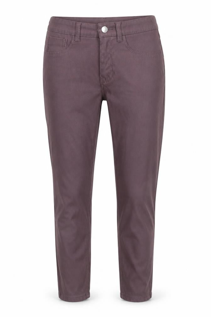Front view of Primark women’s purple polyester jegging leggings, size UK 10, 29-inch leg