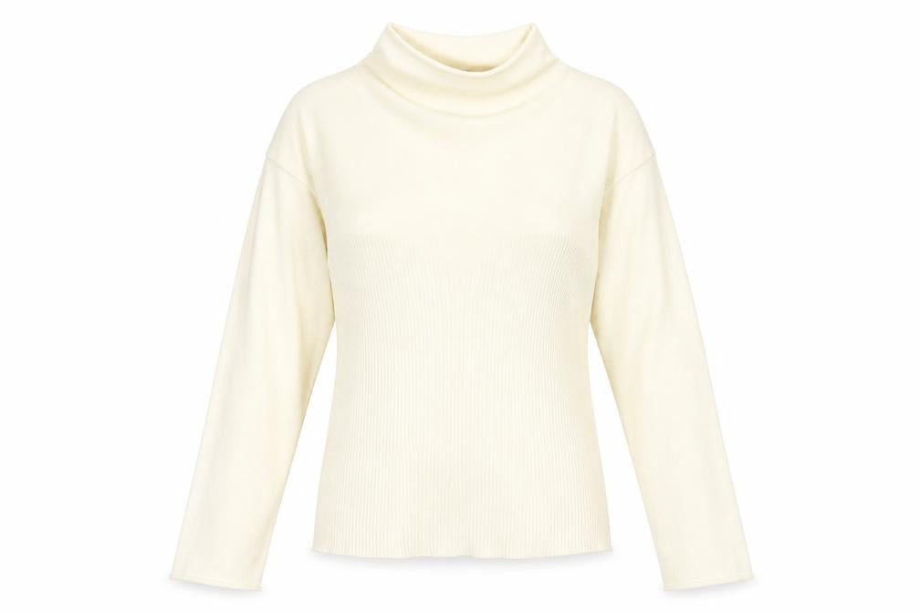 Missguided Womens Yellow Mock Neck Acrylic Pullover Jumper Size 10