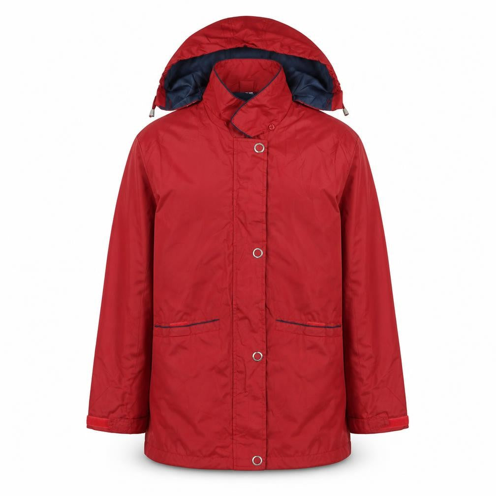 Preworn Mens Red Rain Coat Blazer Size S