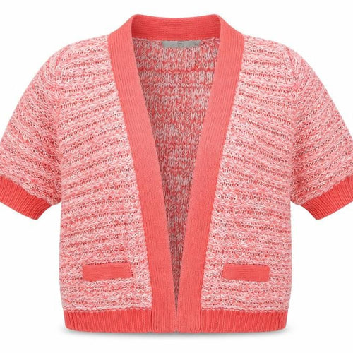 TU Womens Red V-Neck Cotton Cardigan Jumper Size 10