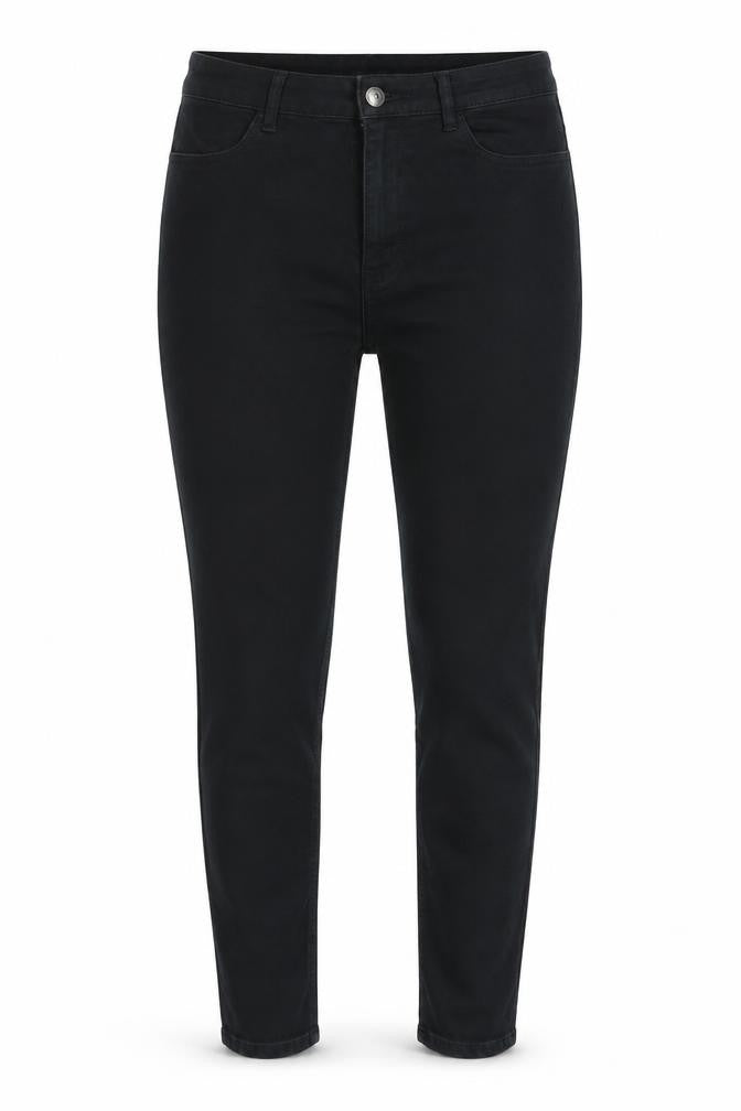 Divided by H&M Womens Black Cotton Skinny Jeans Size 12 L27 in Slim Zip