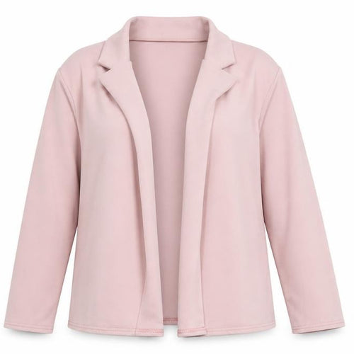Boohoo Womens Pink Collared Polyester Cardigan Jumper Size 14
