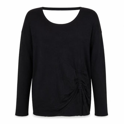 F&F Womens Black Boat Neck Viscose Pullover Jumper Size 10