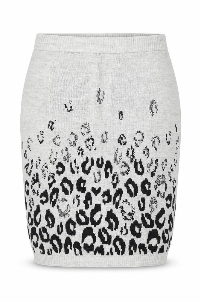 Kaleidoscope Womens Grey Animal Print Acrylic Straight & Pencil Skirt Size 14