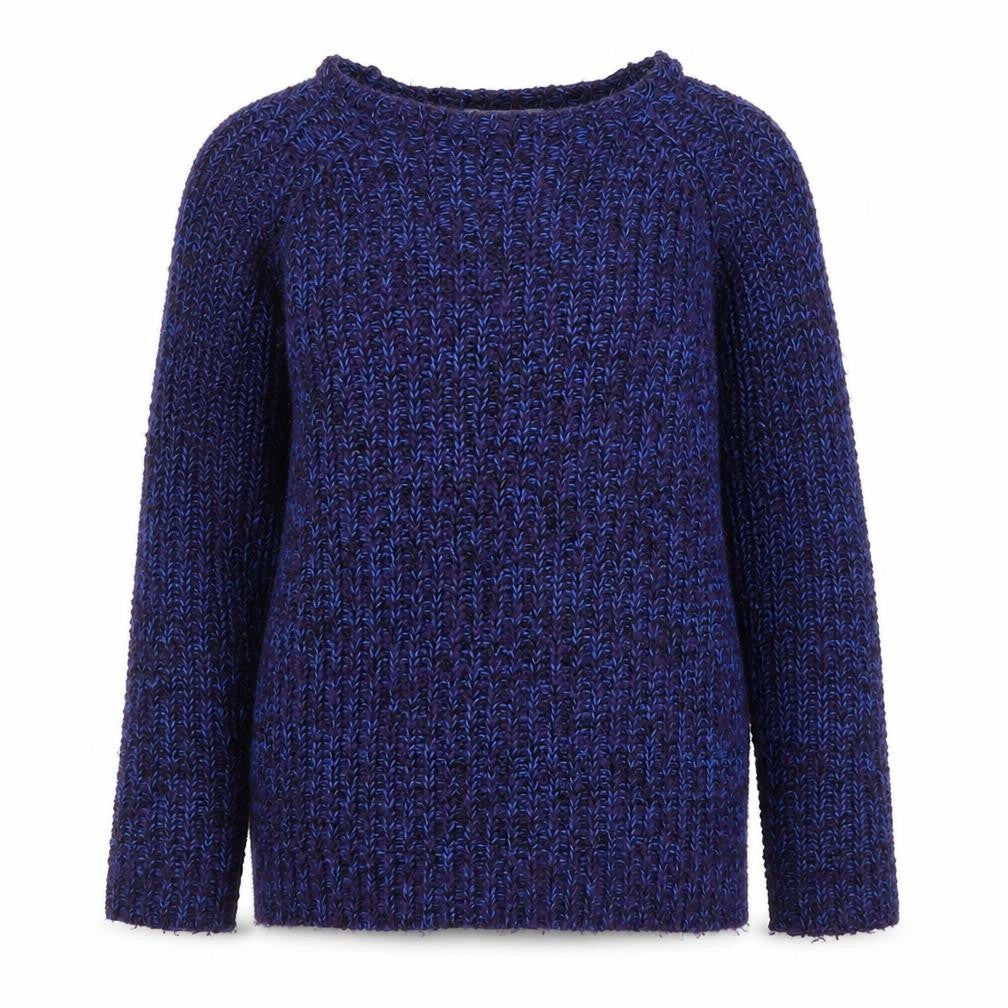 Generation Girls Blue Round Neck Acrylic Pullover Jumper Size 12-13 Years