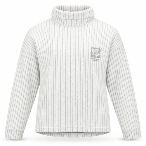 T.O.S.H Womens Grey Roll Neck Striped Cotton Pullover Jumper Size S