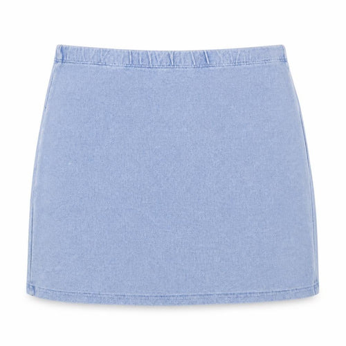 River Island Womens Blue Cotton A-Line Skirt Size 6