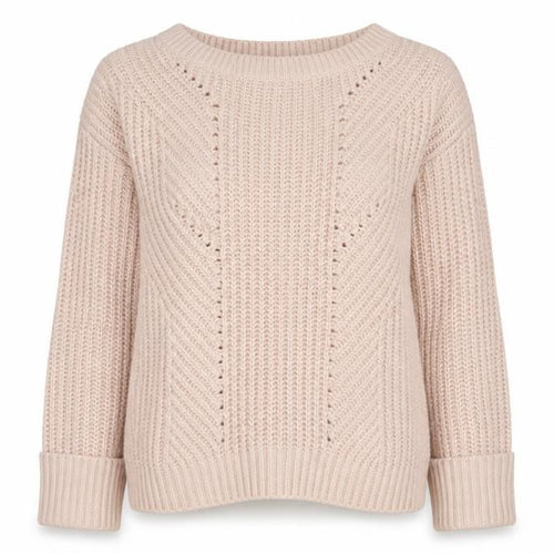 George Womens Pink Boat Neck Acrylic Pullover Jumper Size M