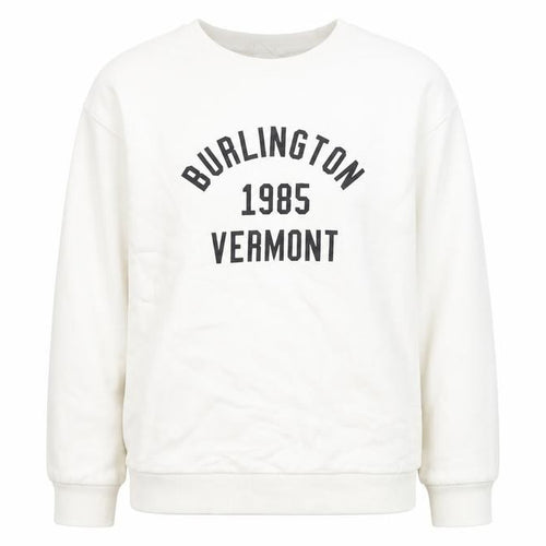 Mango Girls White Cotton Pullover Sweatshirt Size 11-12 Years Pullover - Burlington Vermont