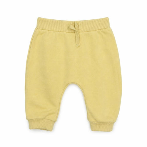 George Baby Yellow Cotton Sweatpants Trousers Size 3-6 Months
