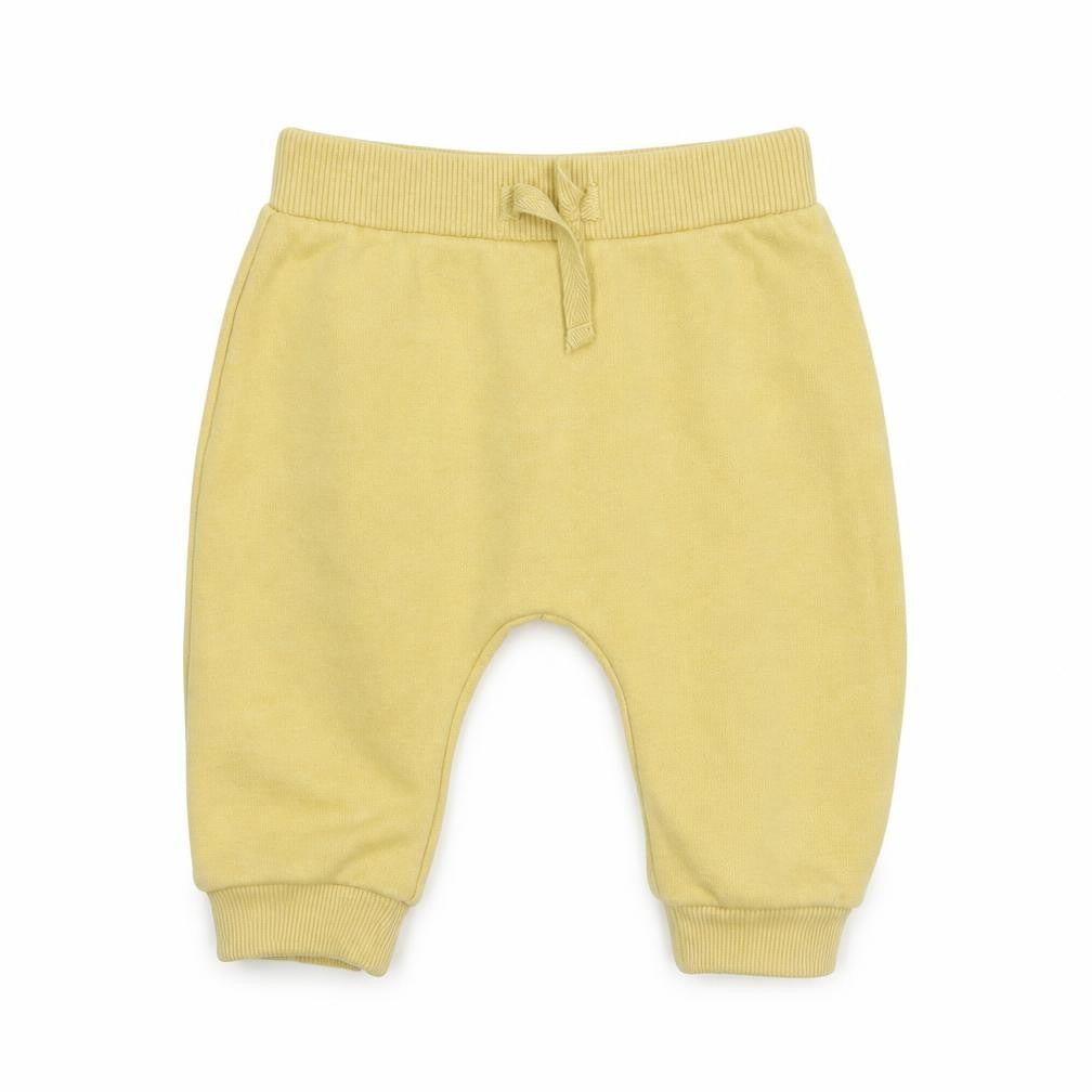 George Baby Yellow Cotton Sweatpants Trousers Size 3-6 Months