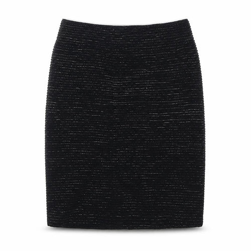 New Look Womens Black Nylon Straight & Pencil Skirt Size S