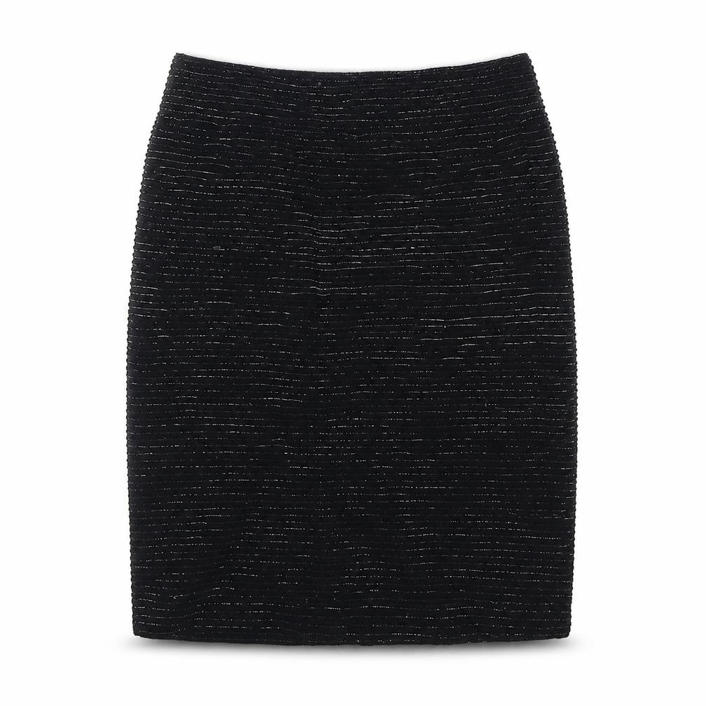 New Look Womens Black Nylon Straight & Pencil Skirt Size S