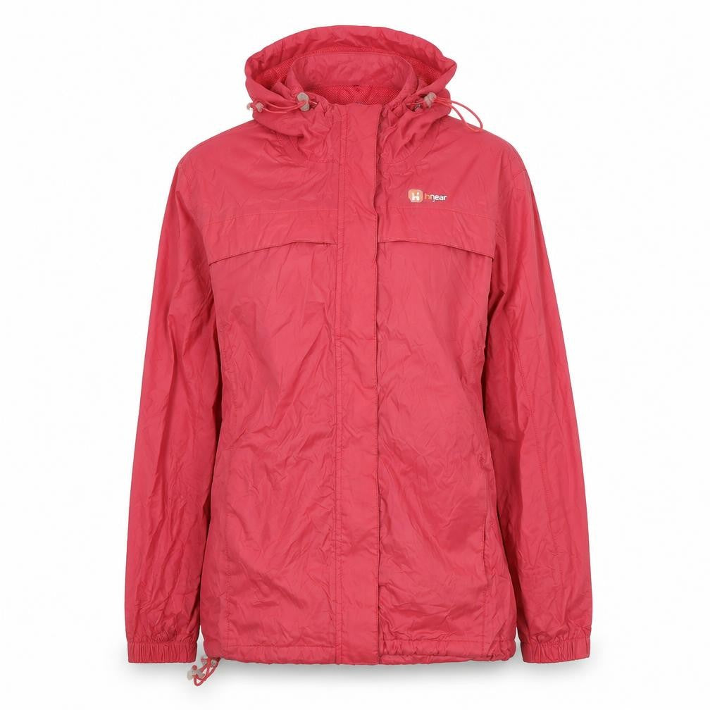 Hi Gear Womens Pink Rain Coat Coat Size 12 Zip