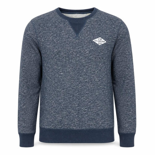 Jack Wills Mens Blue Round Neck Cotton Pullover Jumper Size S