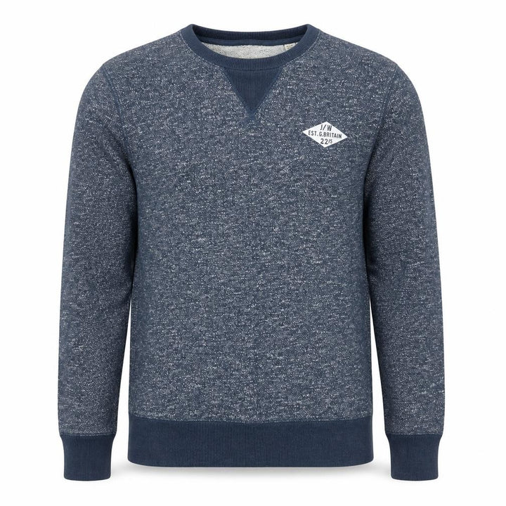 Jack Wills Mens Blue Round Neck Cotton Pullover Jumper Size S