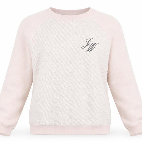 Jack Wills Womens Pink Round Neck Cotton Pullover Jumper Size 8