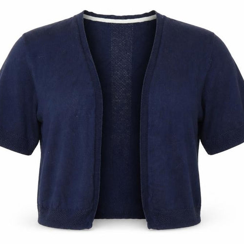 TU Womens Blue V-Neck Cotton Cardigan Jumper Size 12