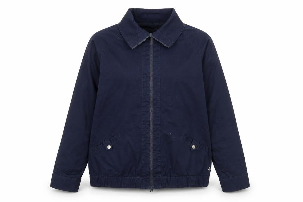 Alice Collins Womens Blue Jacket Coat Size 14 Zip