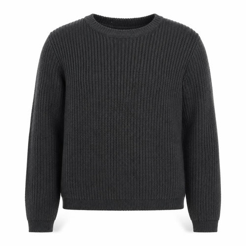 New Look Girls Grey Round Neck Acrylic Pullover Jumper Size 14-15 Years Pullover