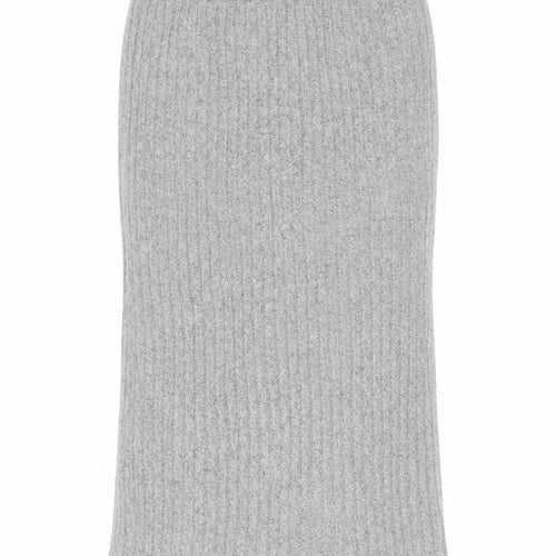 Brave Soul Womens Grey Acrylic A-Line Skirt Size M