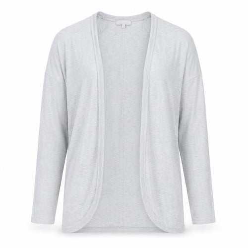 Red Herring Womens Grey V-Neck Cotton Cardigan Jumper Size 12