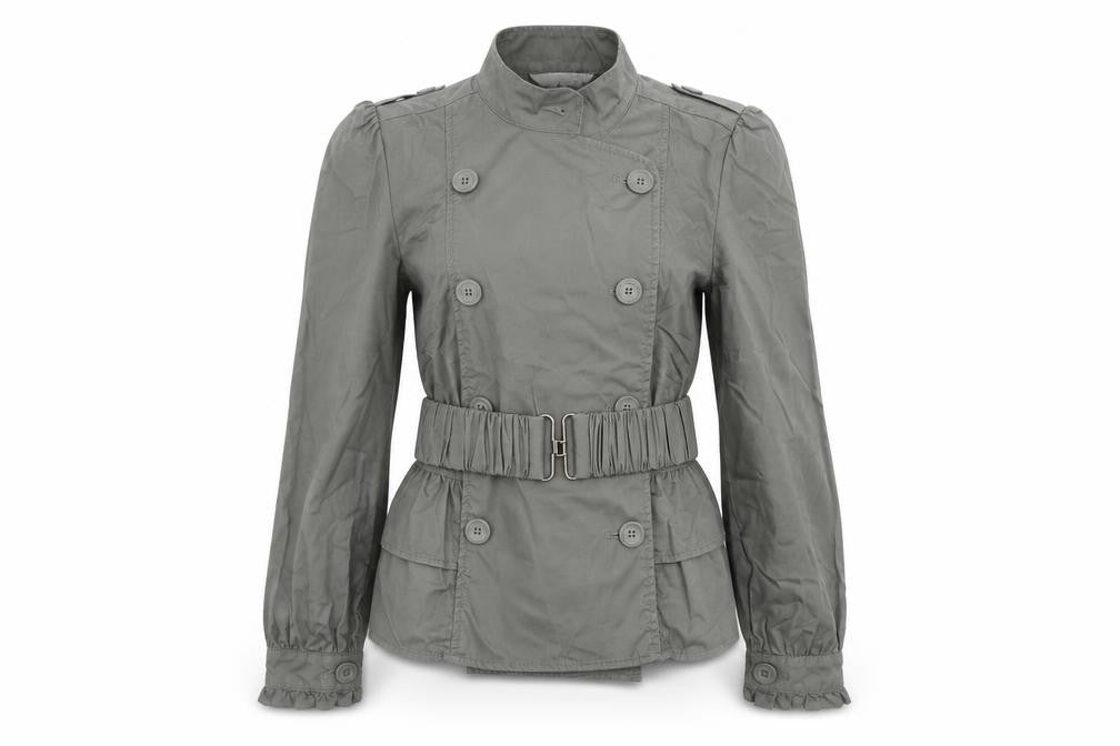 Red Herring Womens Grey Jacket Size 10 Button