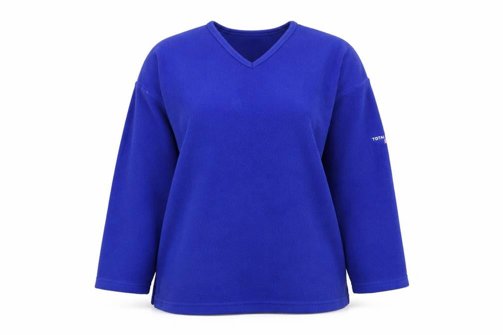 St Bernard Womens Blue Polyester Pullover Sweatshirt Size 16 Pullover