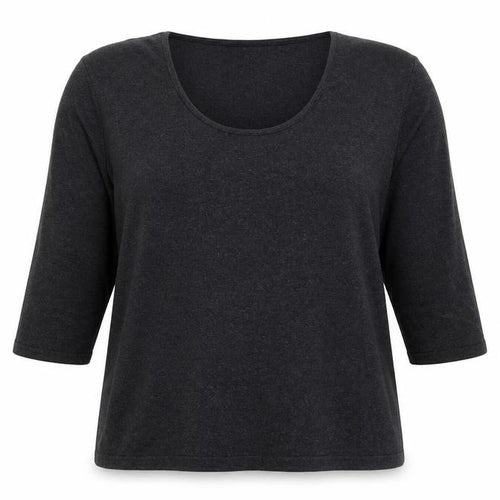 Alex & Co Womens Grey Scoop Neck Viscose Pullover Jumper Size 14