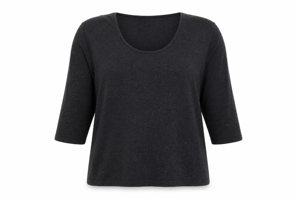 Alex & Co Womens Grey Scoop Neck Viscose Pullover Jumper Size 14