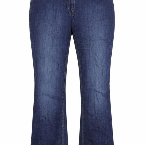Gelco Womens Blue Cotton Bootcut Jeans Size 36 in L29 in Regular Zip