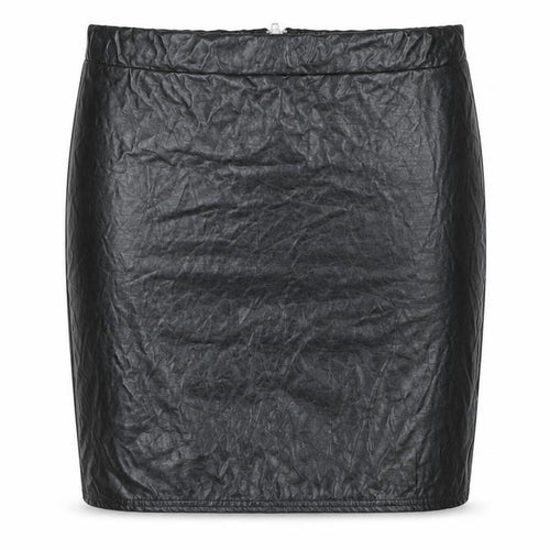PRETTYLITTLETHING Womens Black Polyester Straight & Pencil Skirt Size 10 Zip