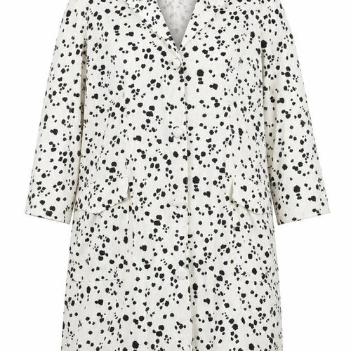 ASOS Womens White Animal Print Jacket Coat Size 12