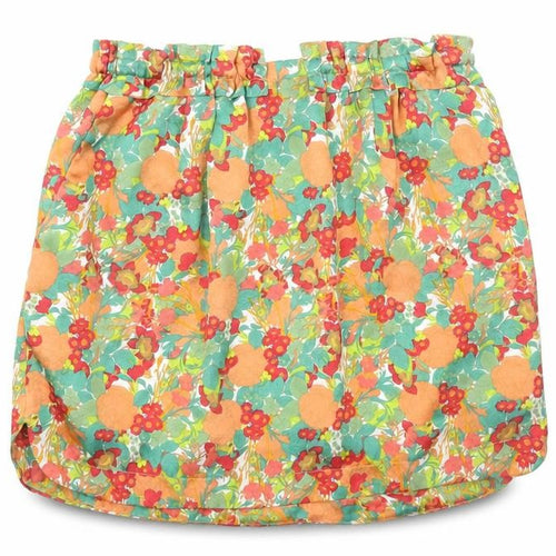 FOREVER 21 Womens Multicoloured Floral Polyester A-Line Skirt Size S