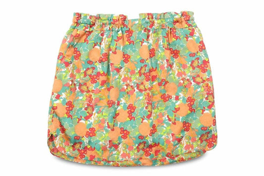 Front view of Forever 21 women’s multicoloured floral polyester a-line skirt, size S