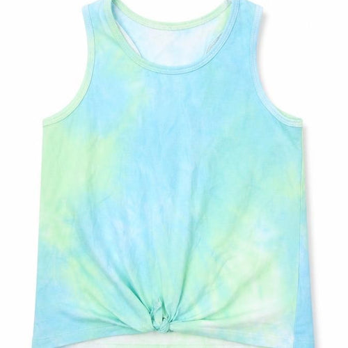 Dunnes Stores Boys Multicoloured Cotton Basic T-Shirt Size 8-9 Years Round Neck - Tie Dye