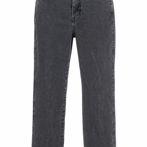Pull&Bear Womens Grey Cotton Skinny Jeans Size 26 in L25 in Regular Button