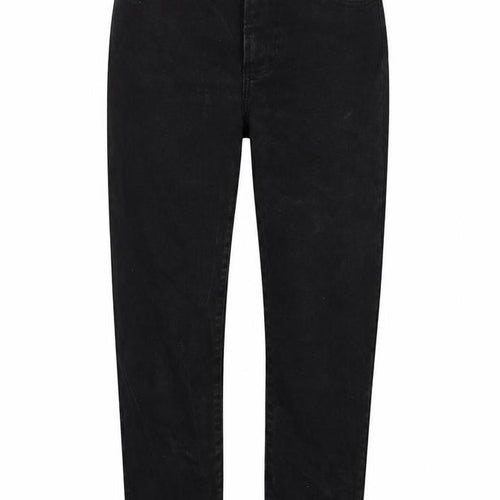 Denim & Co. Womens Black Cotton Straight Jeans Size 8 L28 in Regular Zip