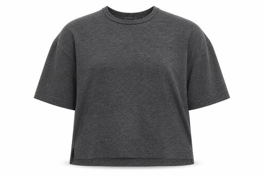 Front view of Primark women’s grey round neck polyester jumper, size XL