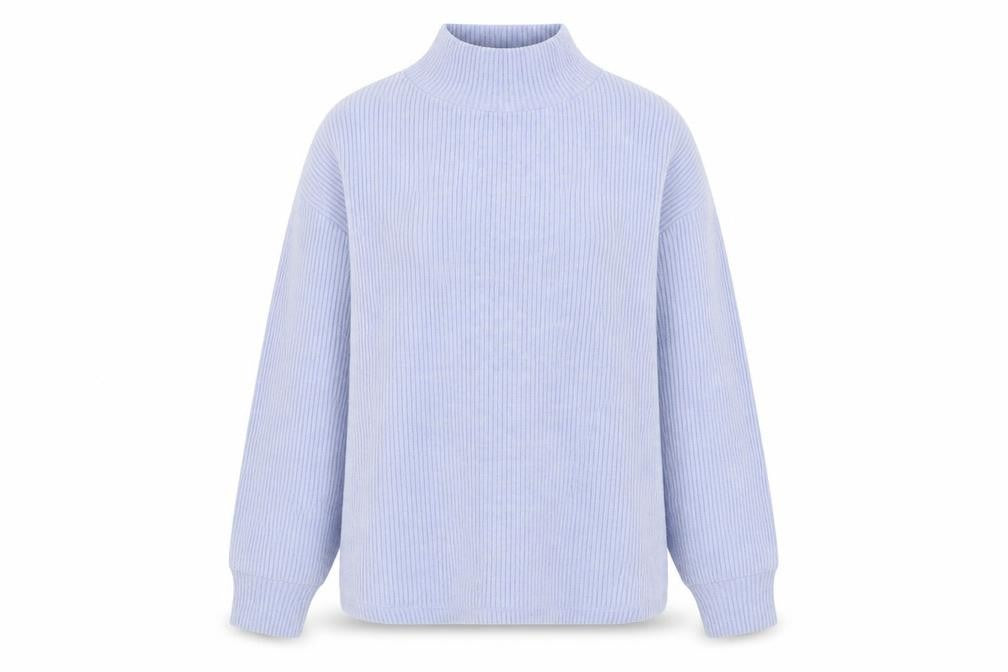 Tu Womens Blue Polyester Pullover Sweatshirt Size 16 Pullover